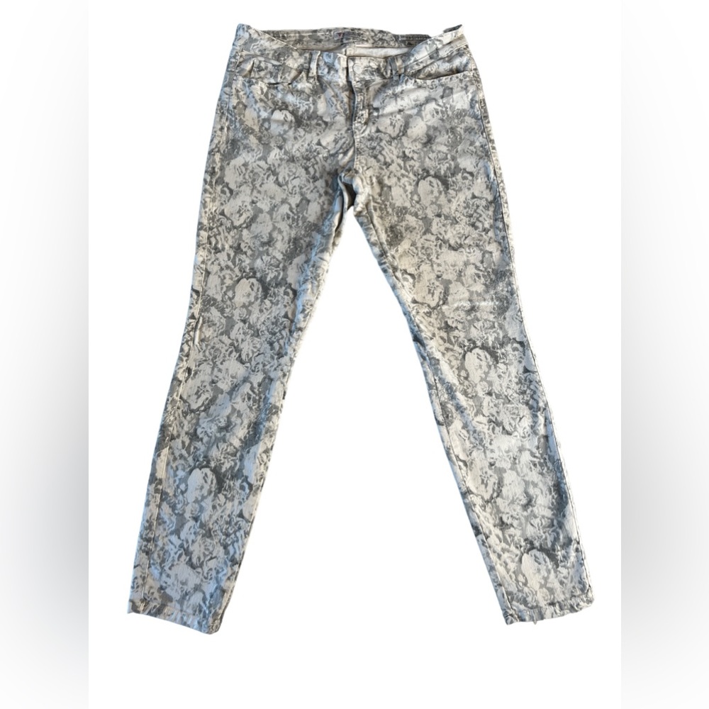 Guess Brittney Skinny Ankle Floral Jeans Womens Size 32